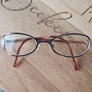 Via Spiga Tortoise Oval Glasses